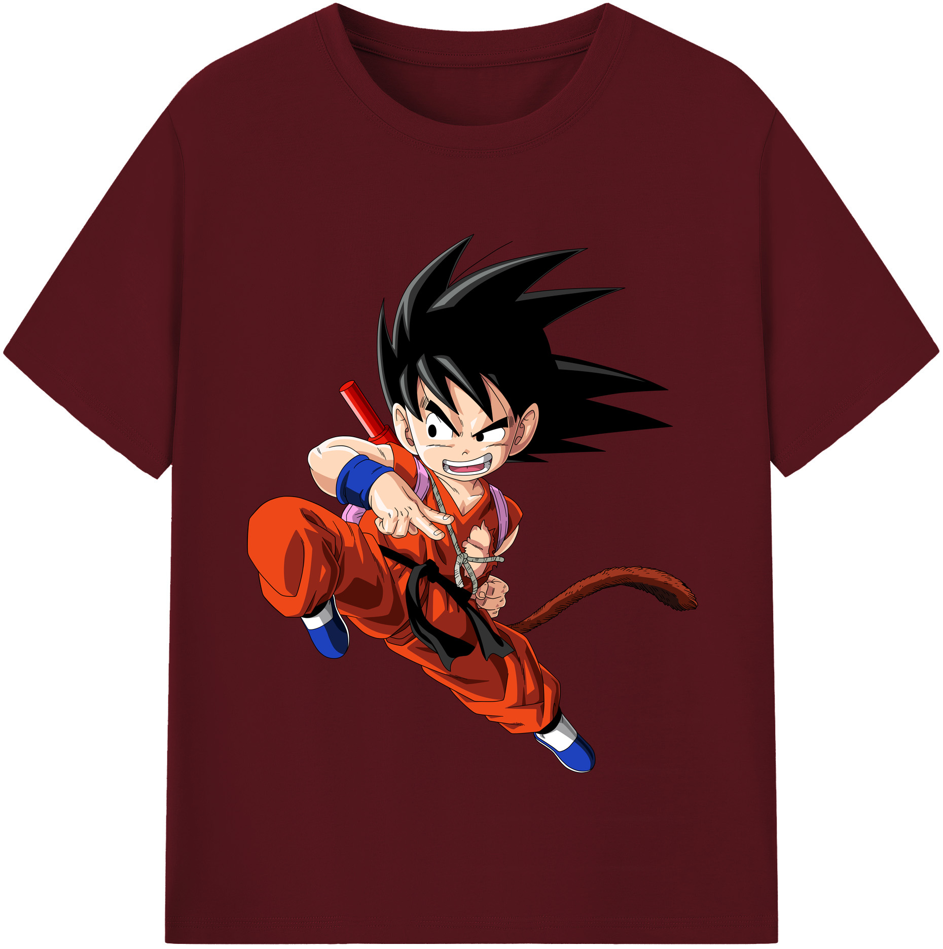（画像用） ドラゴンボール 孫悟空（そん ごくう）Son Goku カカロット DRAGON BALL Kakarotto 綿100％半袖Tシャツ（フロントプリント）